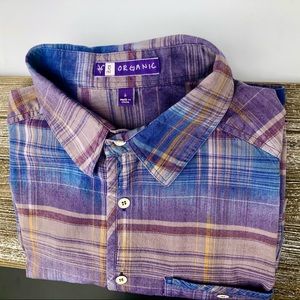 Ibex Organic Cotton Plaid Short Sleeve Shirt